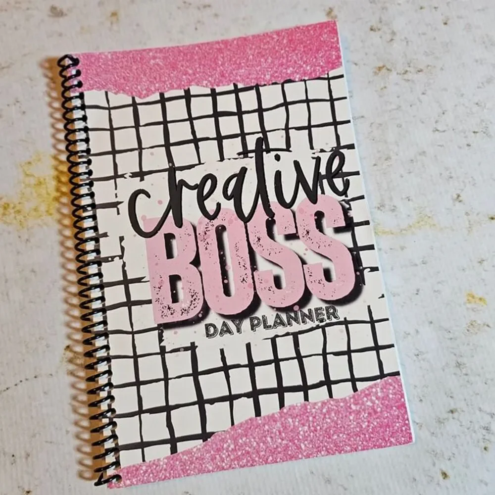 Creative Boss Day Planner – NEW – Daily Organizer Notebook – Productivity Journa